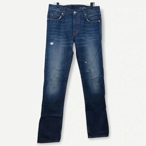 J LINDEBERG straight‎ leg distressed jean
